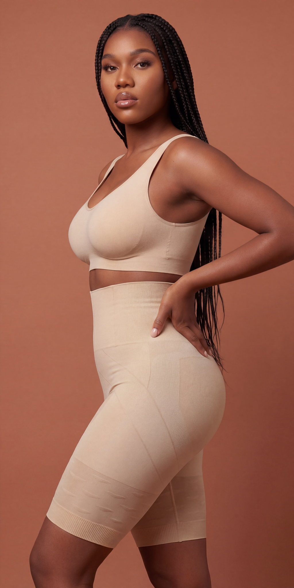 Prosper & Adore SmoothFit High Waist Shorts – Seamless Tummy Control