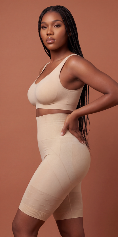 Prosper & Adore SmoothFit High Waist Shorts – Seamless Tummy Control
